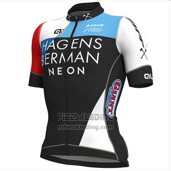 2018 Fietskleding Axeon PRS Zwart Rood Korte Mouwen en Koersbroek